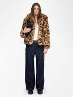 Zadig&Voltaire Finito Faux Fur Coat Brown