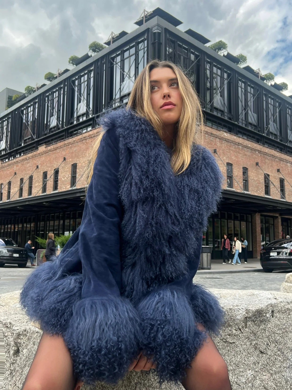 Susanna Chow Dorothy Suede Coat