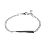 Atelium 925 Sterling Silver ID Bracelet