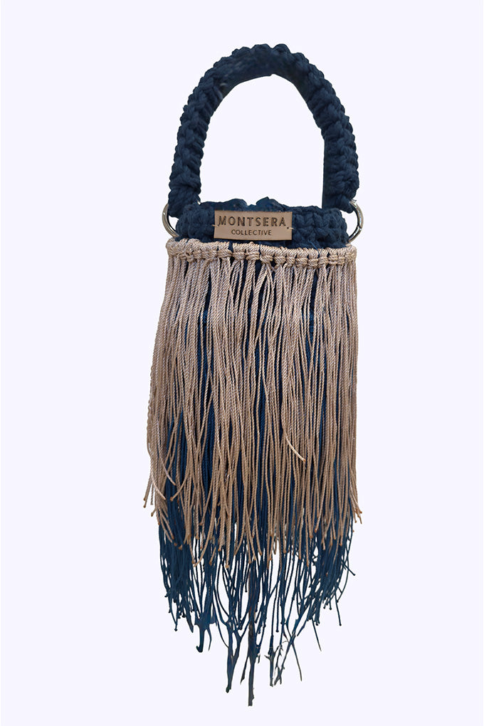 Montsera Montserrat | Macrame Fringe Bucket Bag