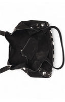 Walter Baker Flynn Studded Tote, Black Suede