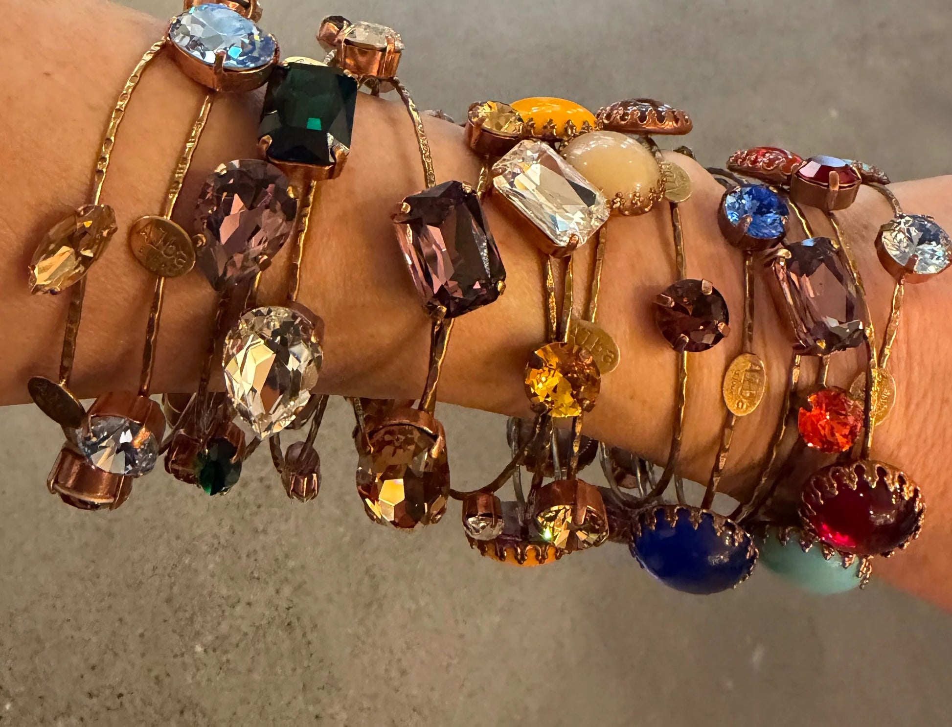 Alba Bijoux Gem Bangles