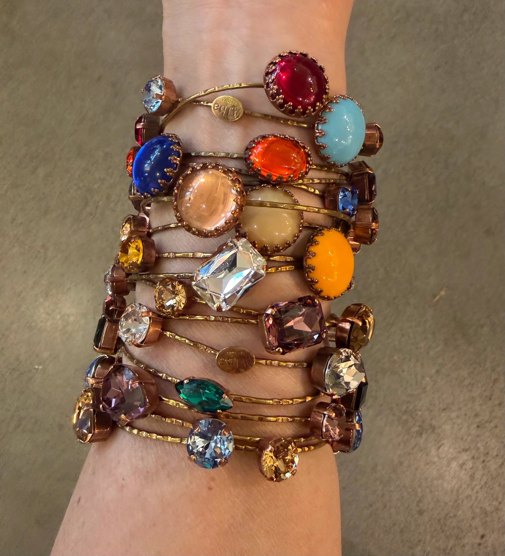 Alba Bijoux Gem Bangles