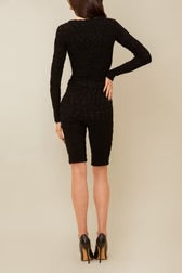 Contessa Mills Long Sleeved Blair T-Shirt in Black