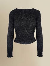 Contessa Mills Long Sleeved Blair T-Shirt in Black