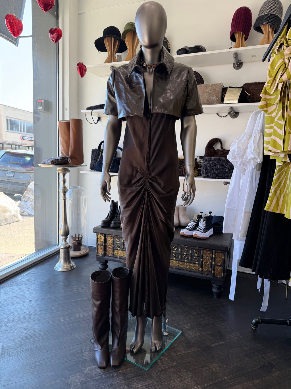 Contessa Mills Circe Bolero in Brown