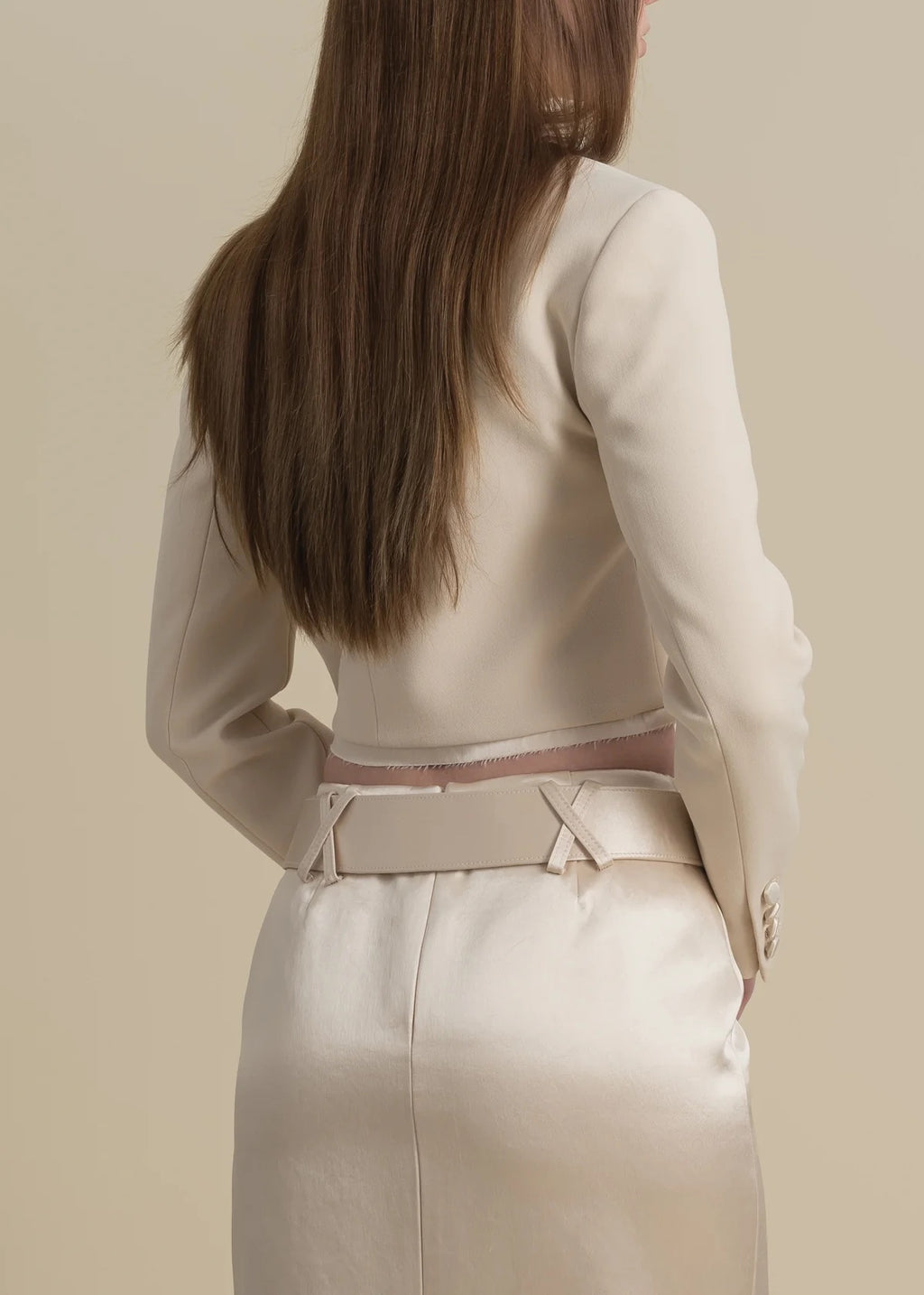 Contessa Mills Morgaine Blazer in Champagne