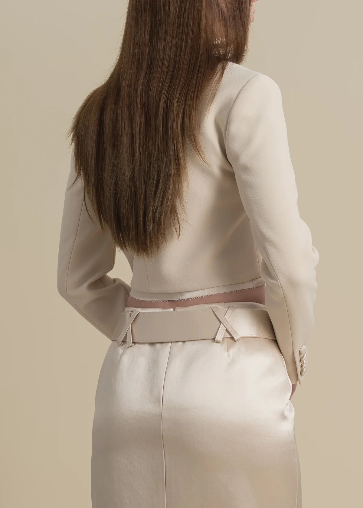 Contessa Mills Morgaine Blazer in Champagne