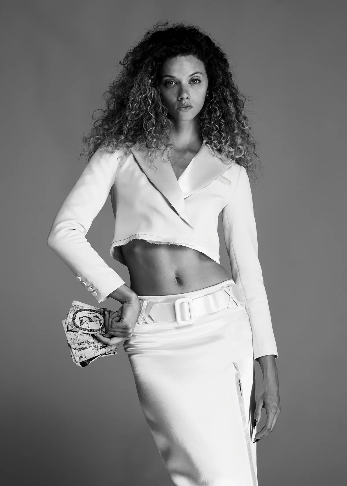 Contessa Mills Morgaine Blazer in Champagne