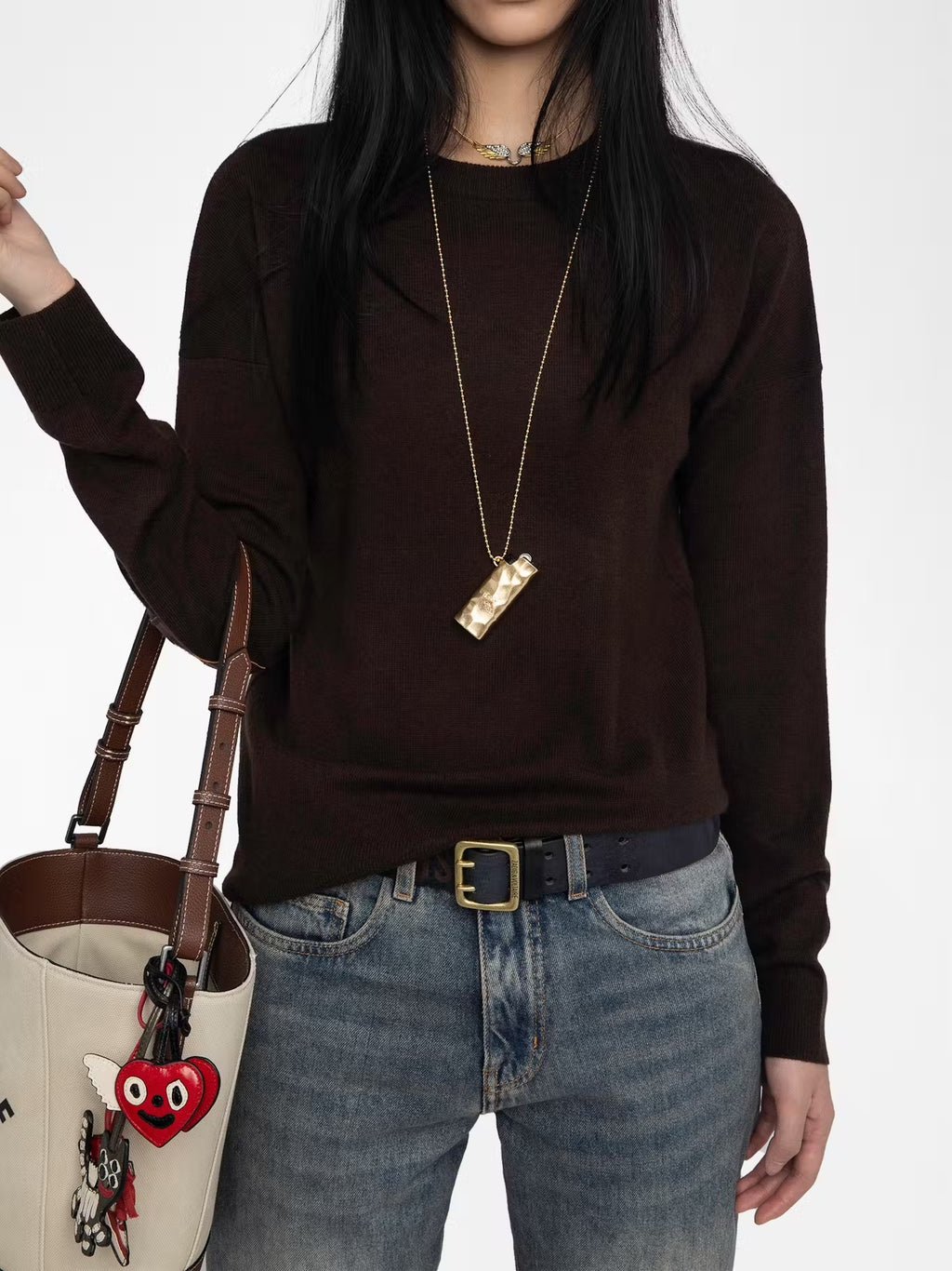 Zadig & Voltaire Cici Sweater Chocolate Brown