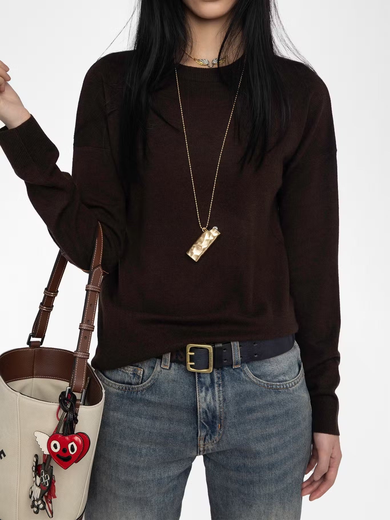 Zadig & Voltaire Cici Sweater Chocolate Brown