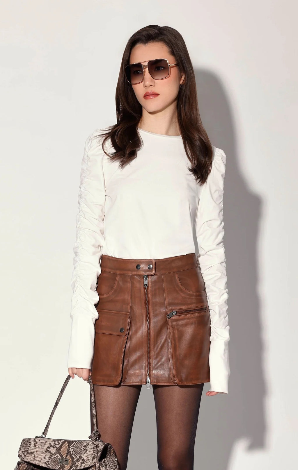 Walter Baker Dot Top, White