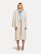 AISTE HONG ASYMMETRIC CAPE COAT