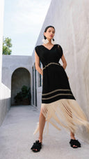 Montsera Collective Campeche | Black Midi Dress
