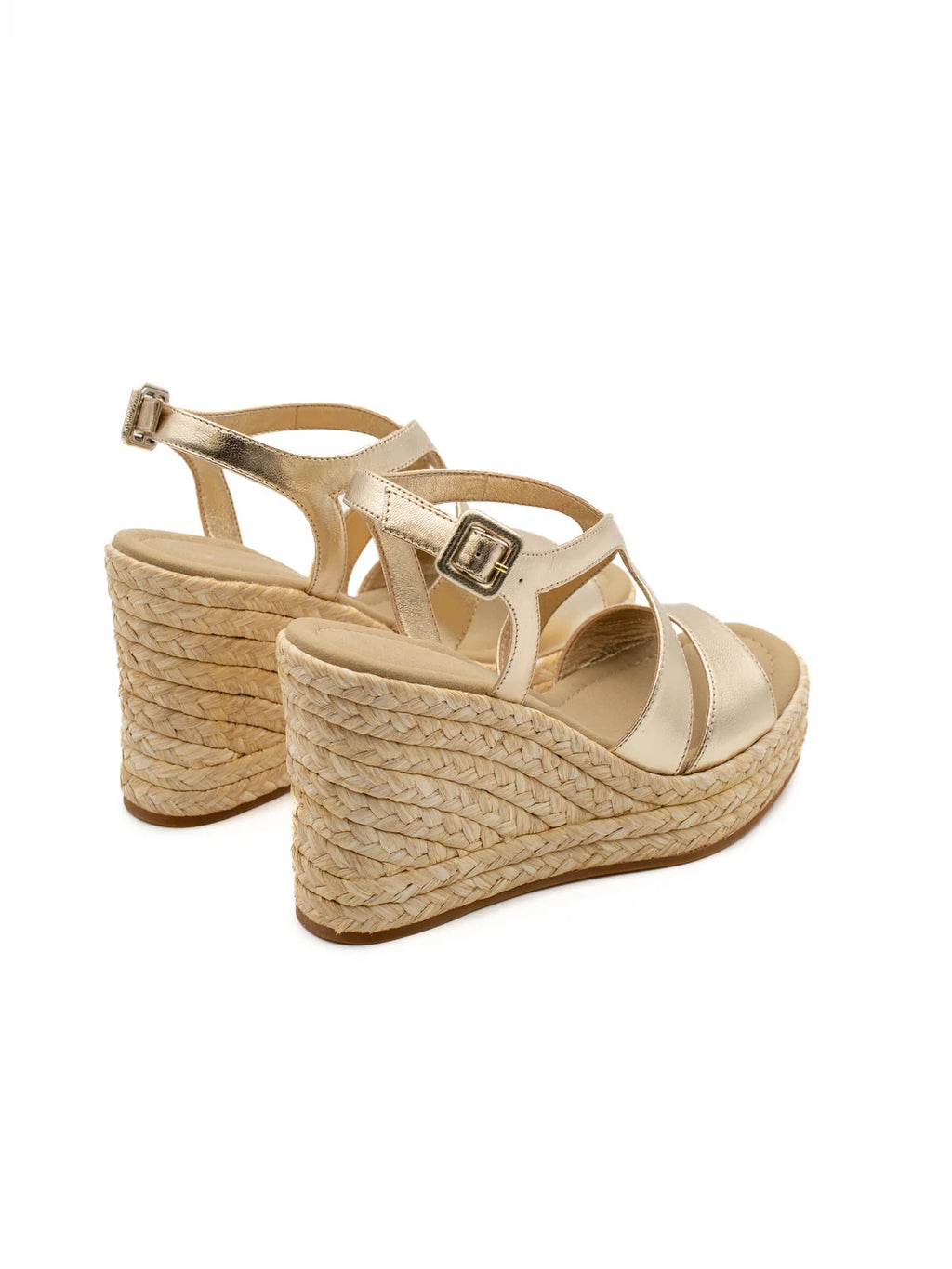 Paloma Barceló Fauna Nappa Metal Platino Planos