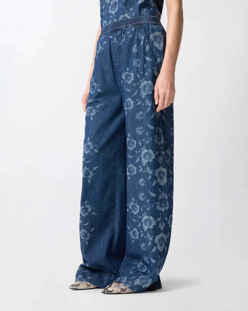PINKO Floral Denim Jeans