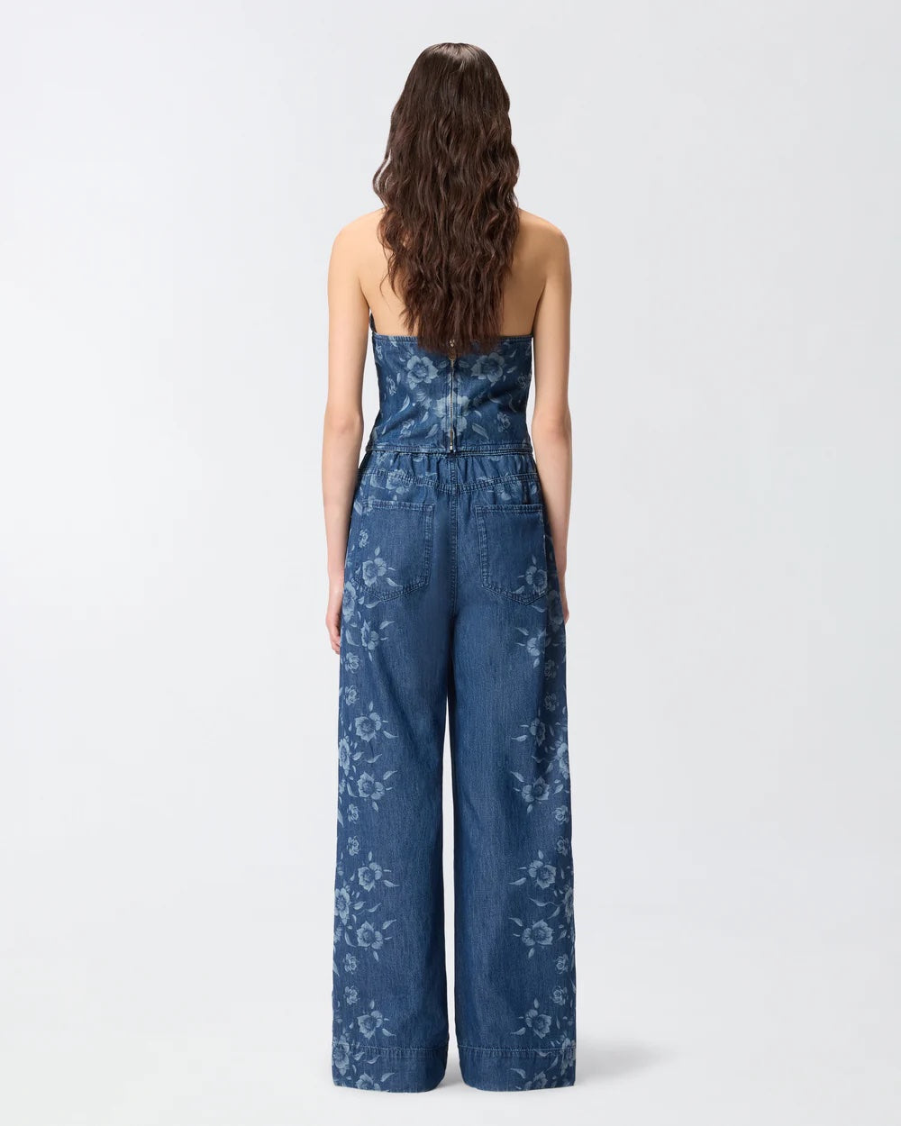 PINKO Floral Denim Jeans