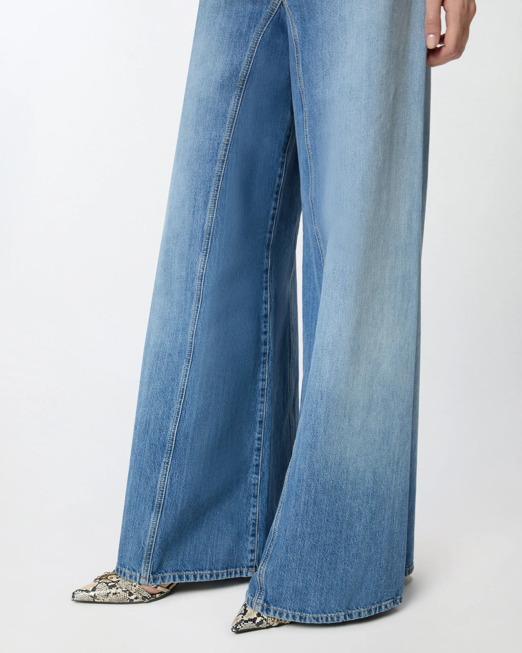 PINKO Flared Jeans with Super Wide Leg