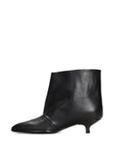 Vicini Square-Toe Boots in Black