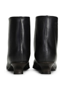 Vicini Square-Toe Boots in Black