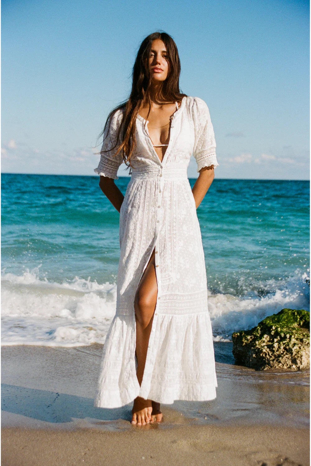 LoveShackFancy Minka Heritage Maxi Dress