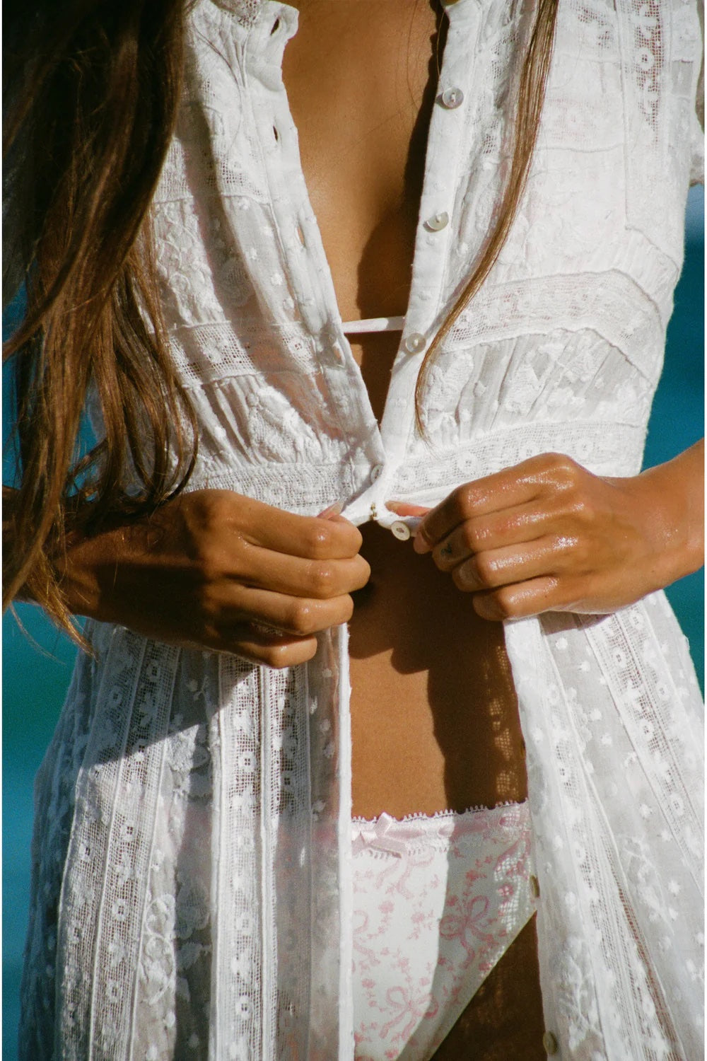 LoveShackFancy Minka Heritage Maxi Dress