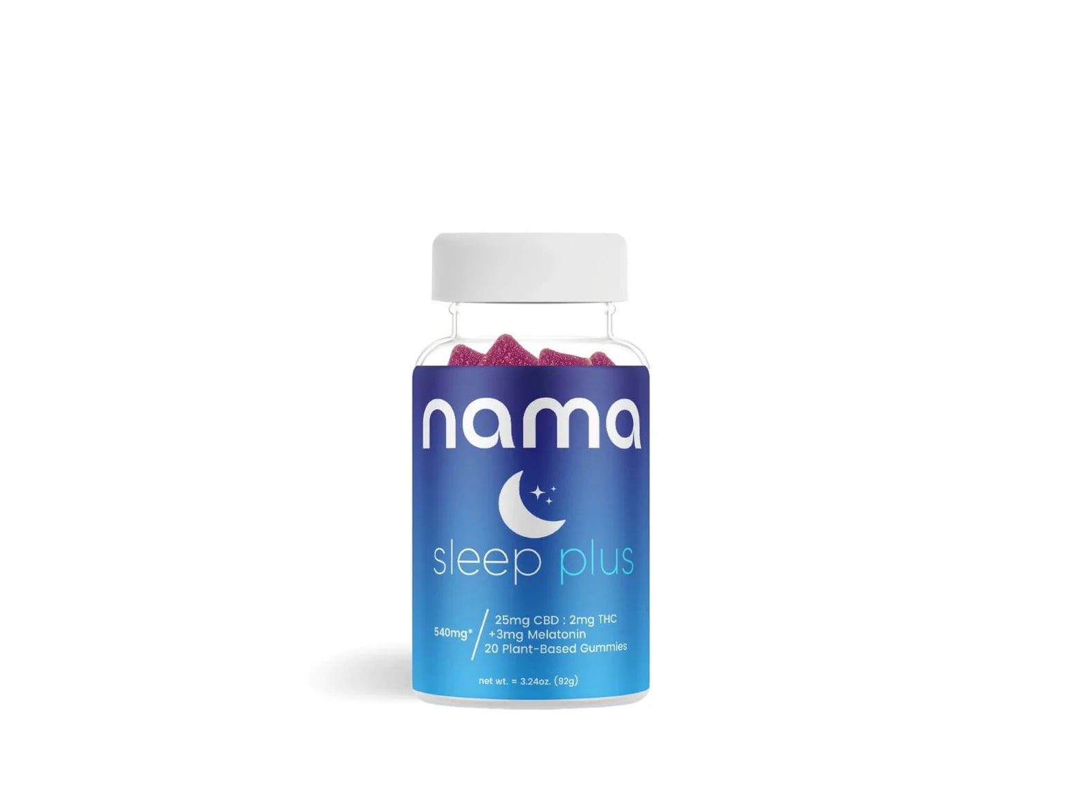 Nama Sleep Plus Gummies | Delta-9 THC, CBD, and Melatonin