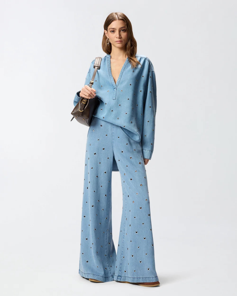 PINKO Denim Jeans With Eyelets