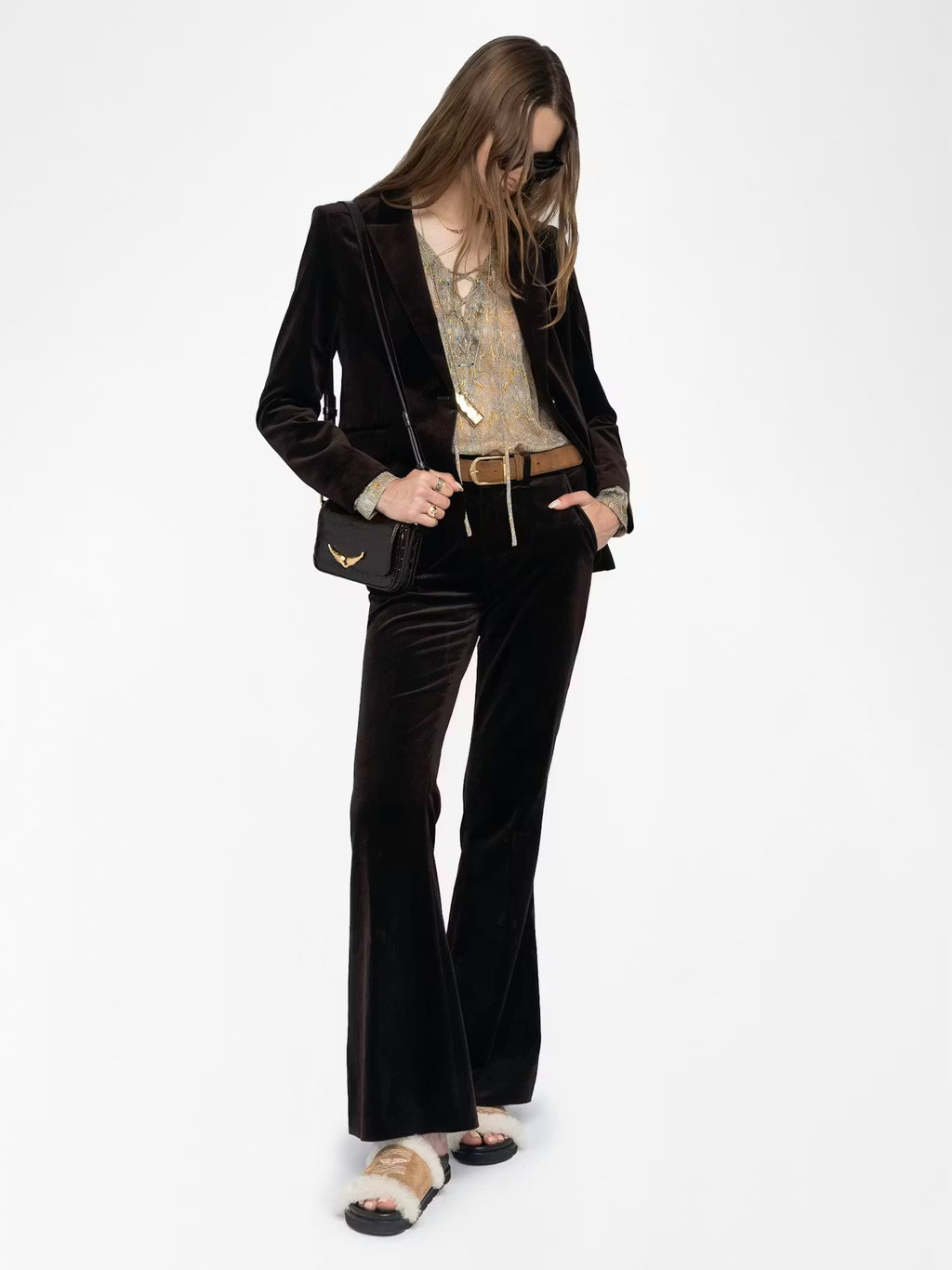 Zadig & Voltaire Prevy Velvet Pants