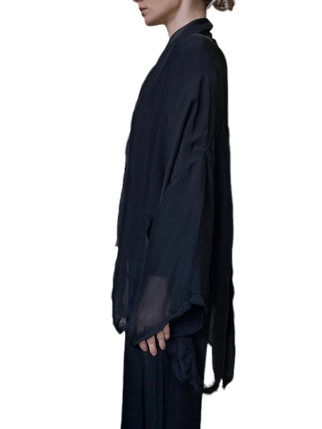 JAGA Privee Jacket Chiffon in Black