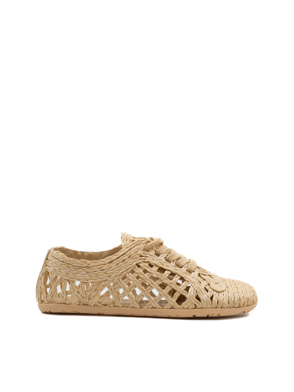 Paloma Barcelo Palomitas CORA RAFFIA NATURAL SNEAKER