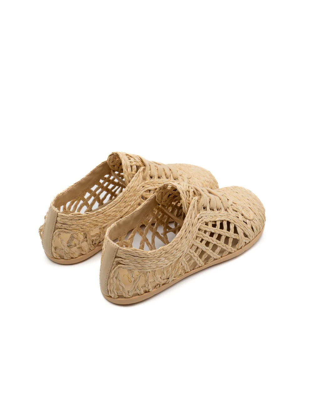 Paloma Barcelo Palomitas CORA RAFFIA NATURAL SNEAKER