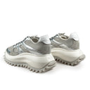 VicMatie D22 RUNNING LACE-UP SNEAKER SILVER/GREY
