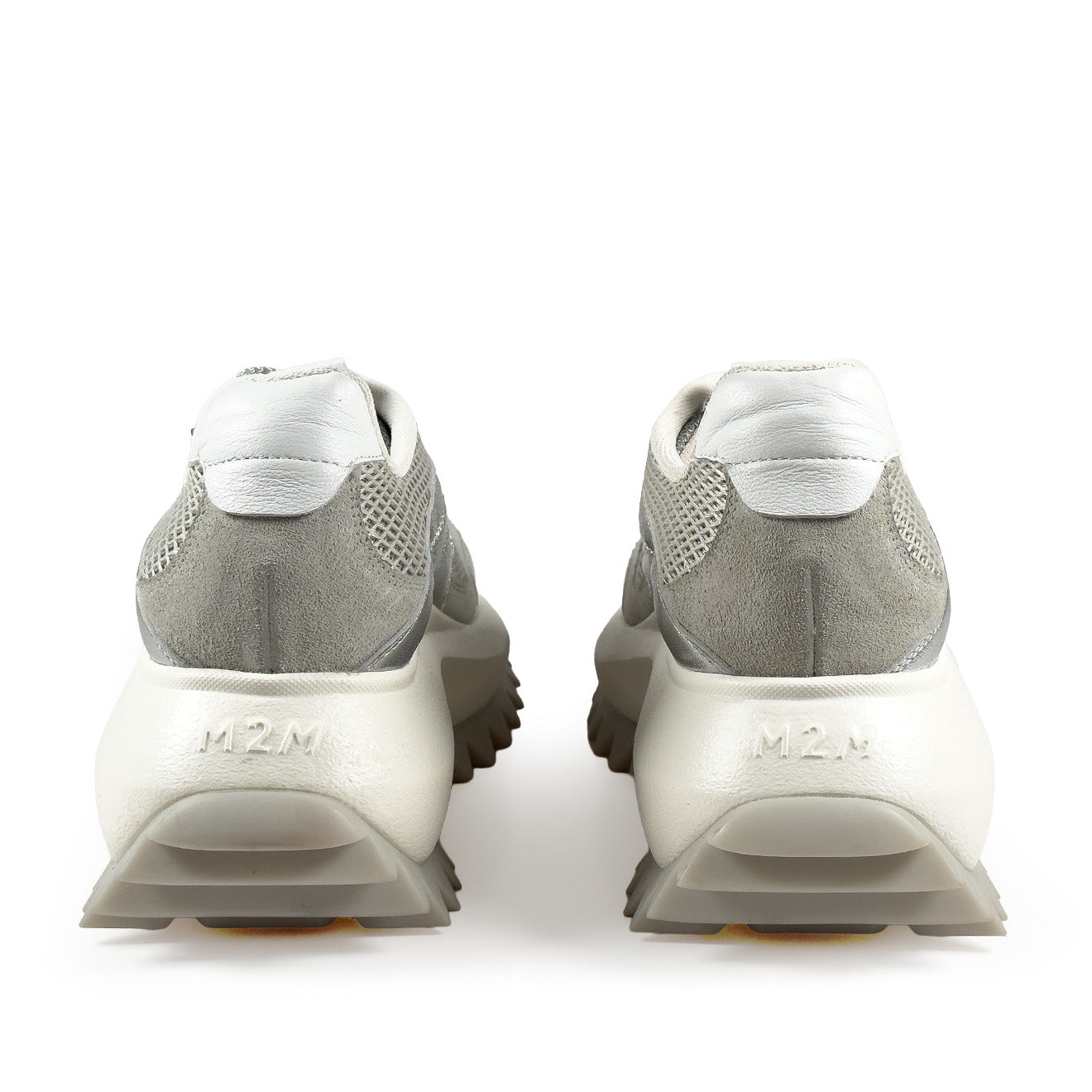 VicMatie D22 RUNNING LACE-UP SNEAKER SILVER/GREY