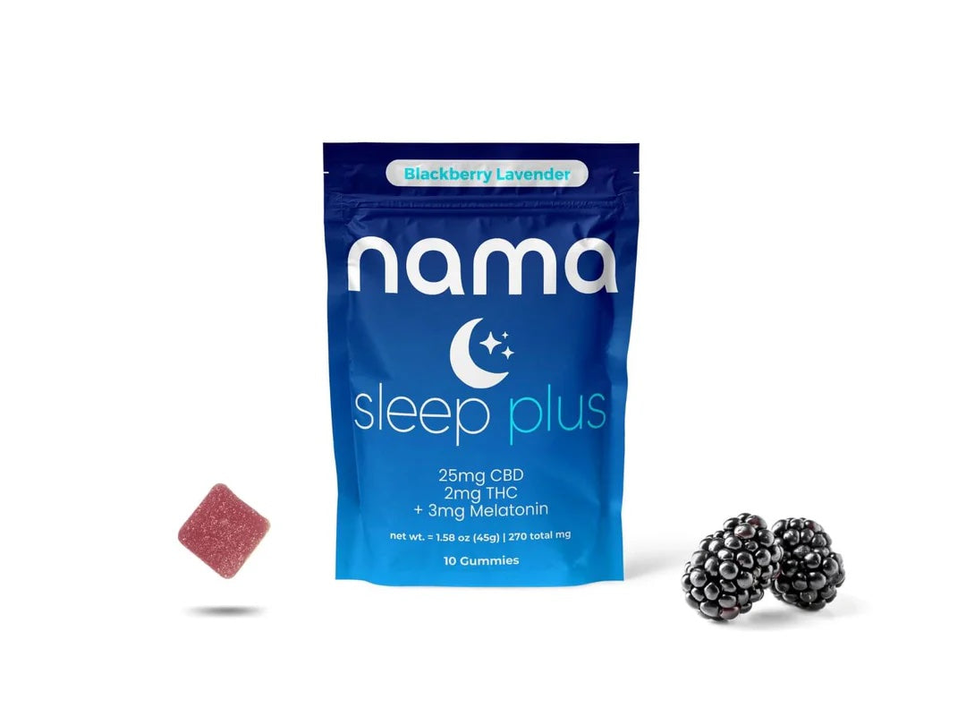 Nama Sleep Plus Gummies | Delta-9 THC, CBD, and Melatonin