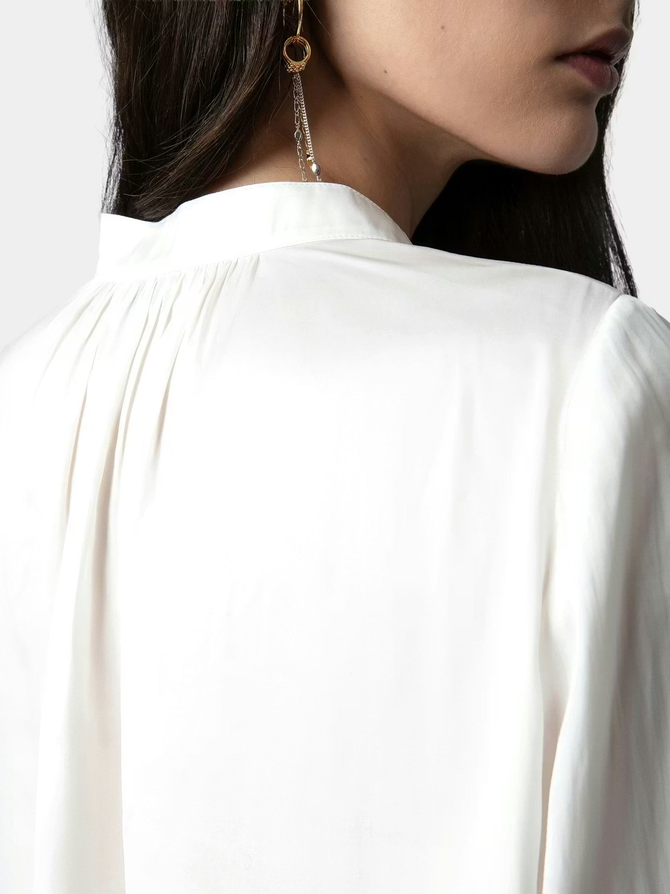 Zadig & Voltaire Tink Satin Blouse White