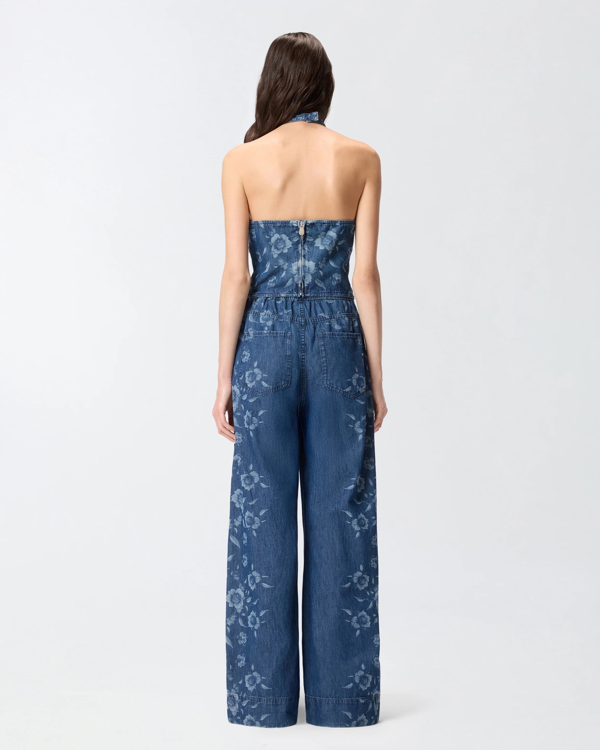 Pinko Denim Floral. Top