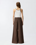 PINKO Ribbed Top with Bejeweled Embellishment in White