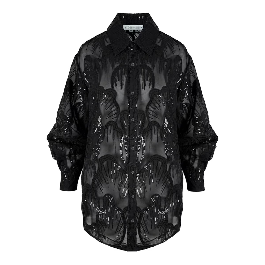 Contessa Mills Wicca Dress in Black