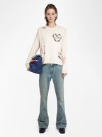 Zadig&Voltaire Markuz Cashmere Sweater Ecru