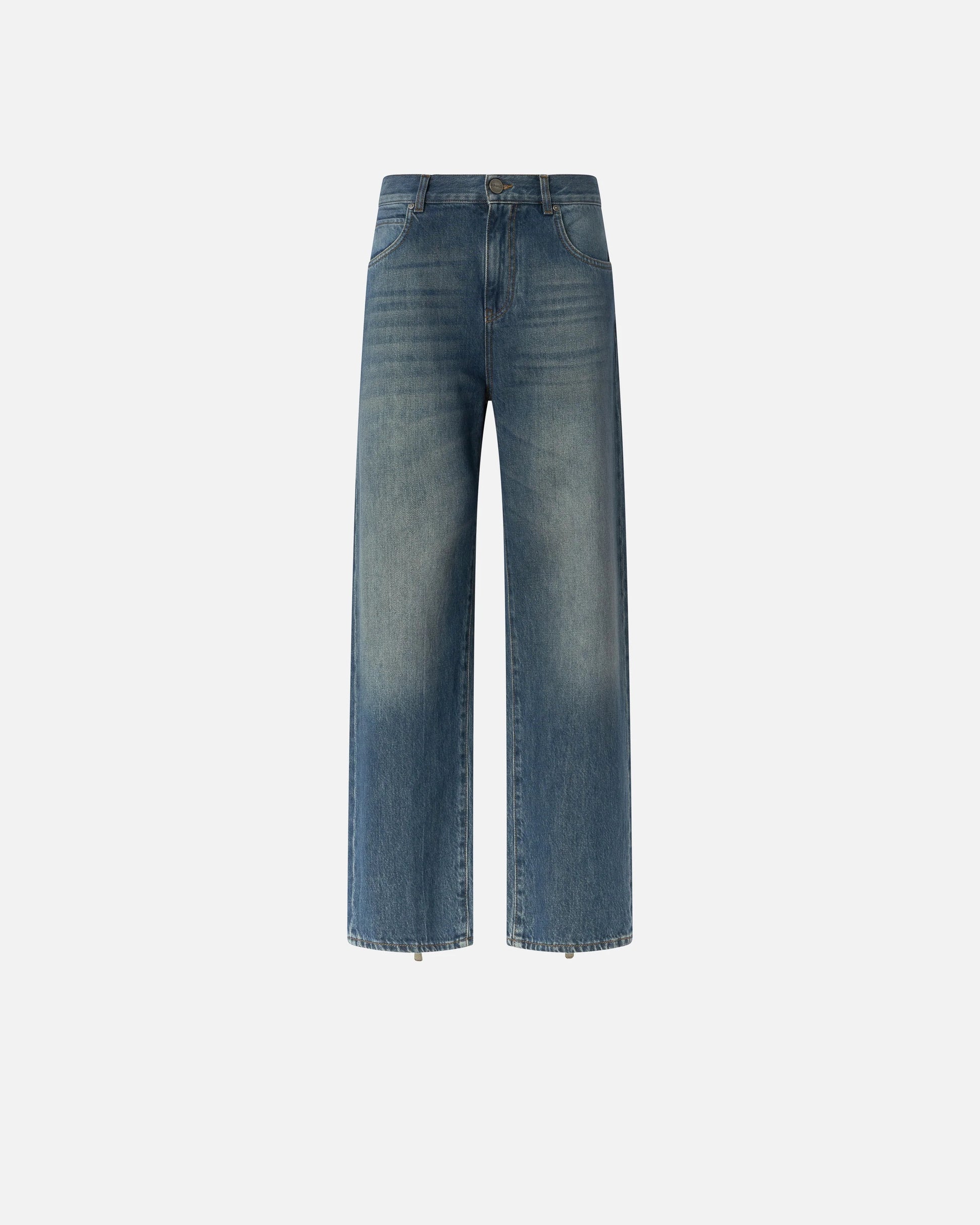 PINKO Loose-Fit Jeans with Rear Zips