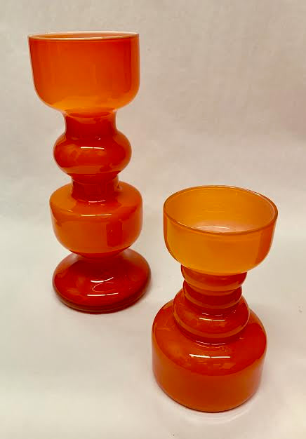 End of History Orange Vases