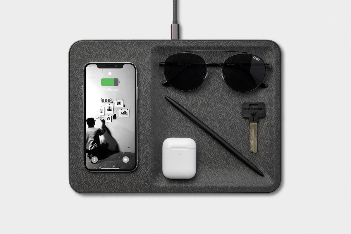 Courant Catch:3 Wireless Phone Charger and Accessory Tray