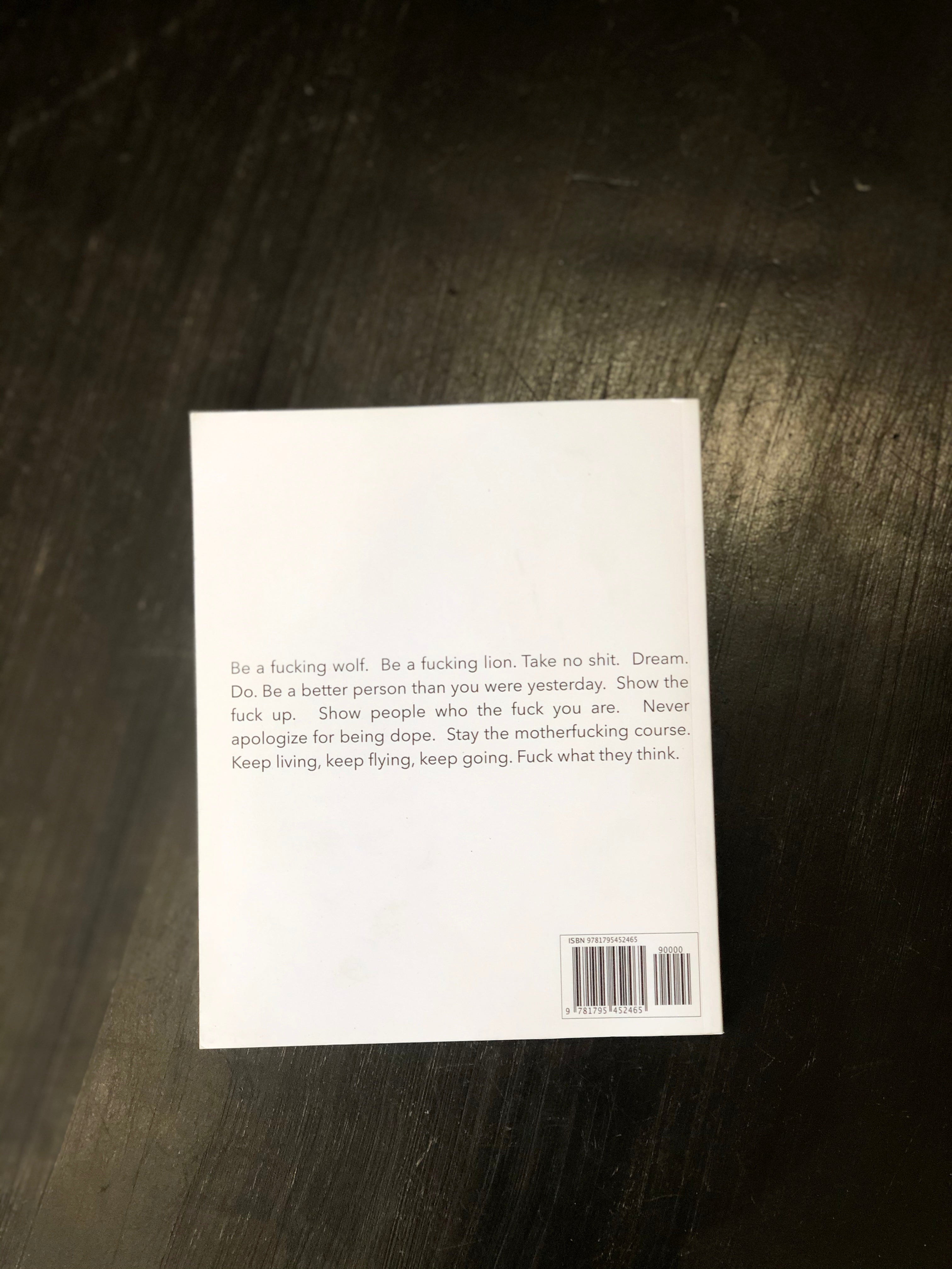 Fu*k What They Think Book By PJ Jenkins Jr.