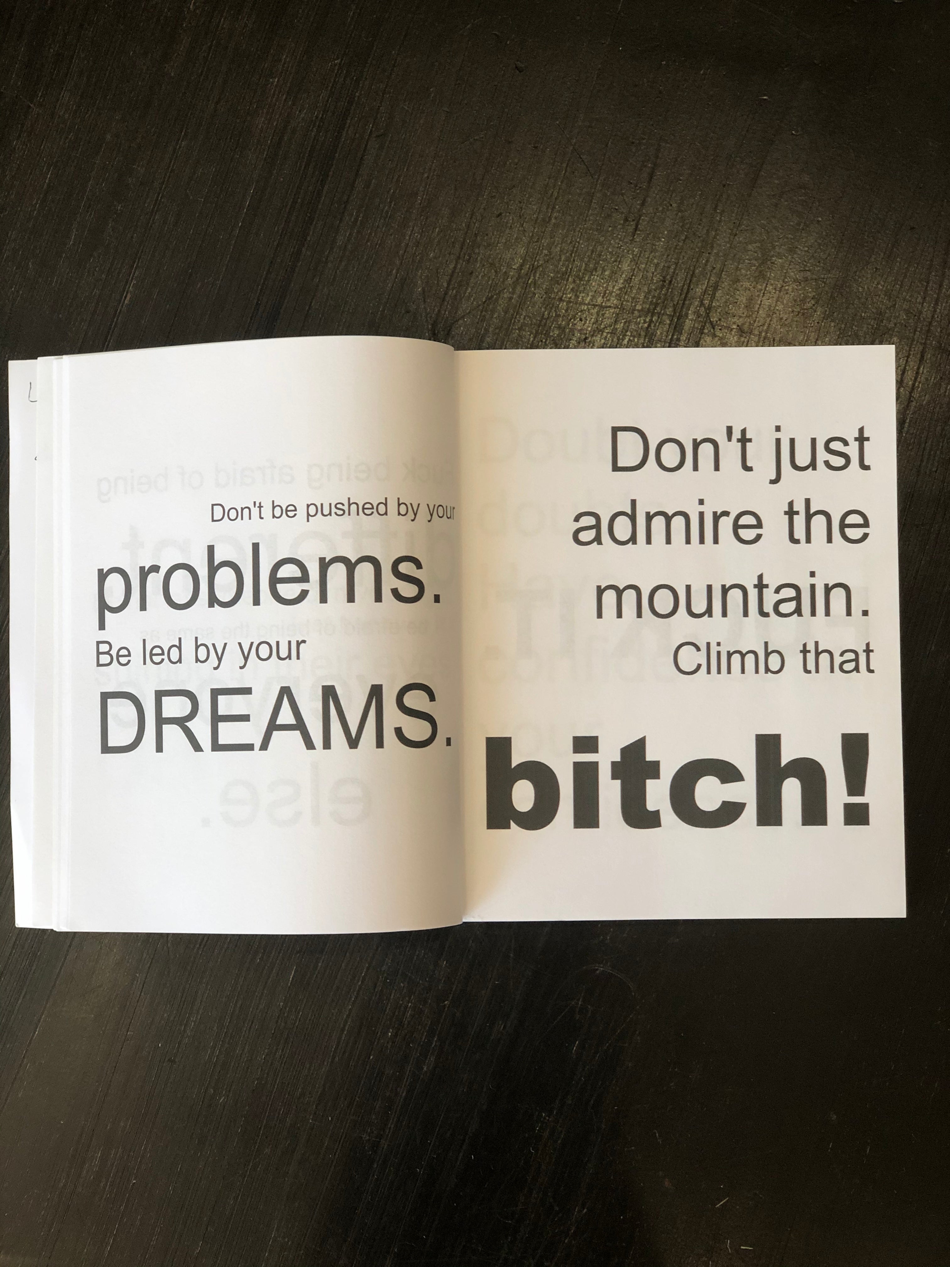 Fu*k What They Think Book By PJ Jenkins Jr.