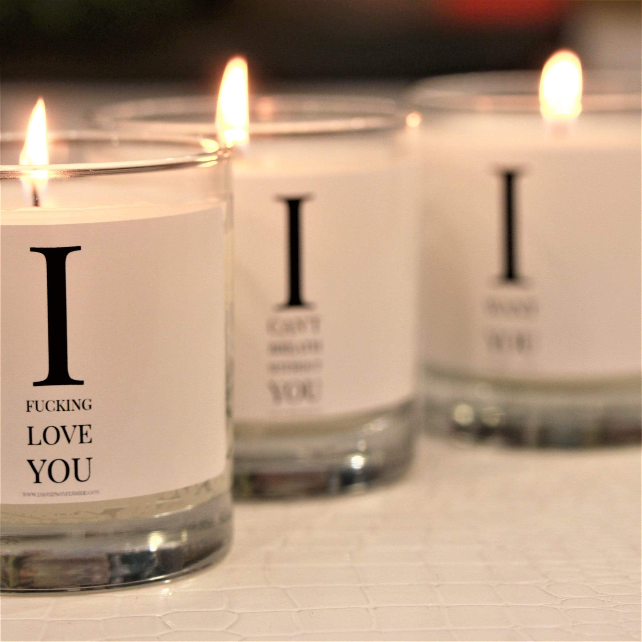 Thompson Ferrier I Fu**ing Love You Candle