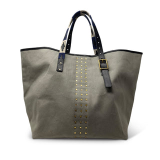 Compton & Co. Driftwood Studded Polo Tote