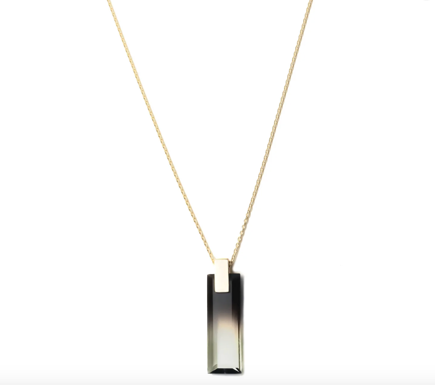Atelium Bi-Color Smoky Quartz Pendant Necklace