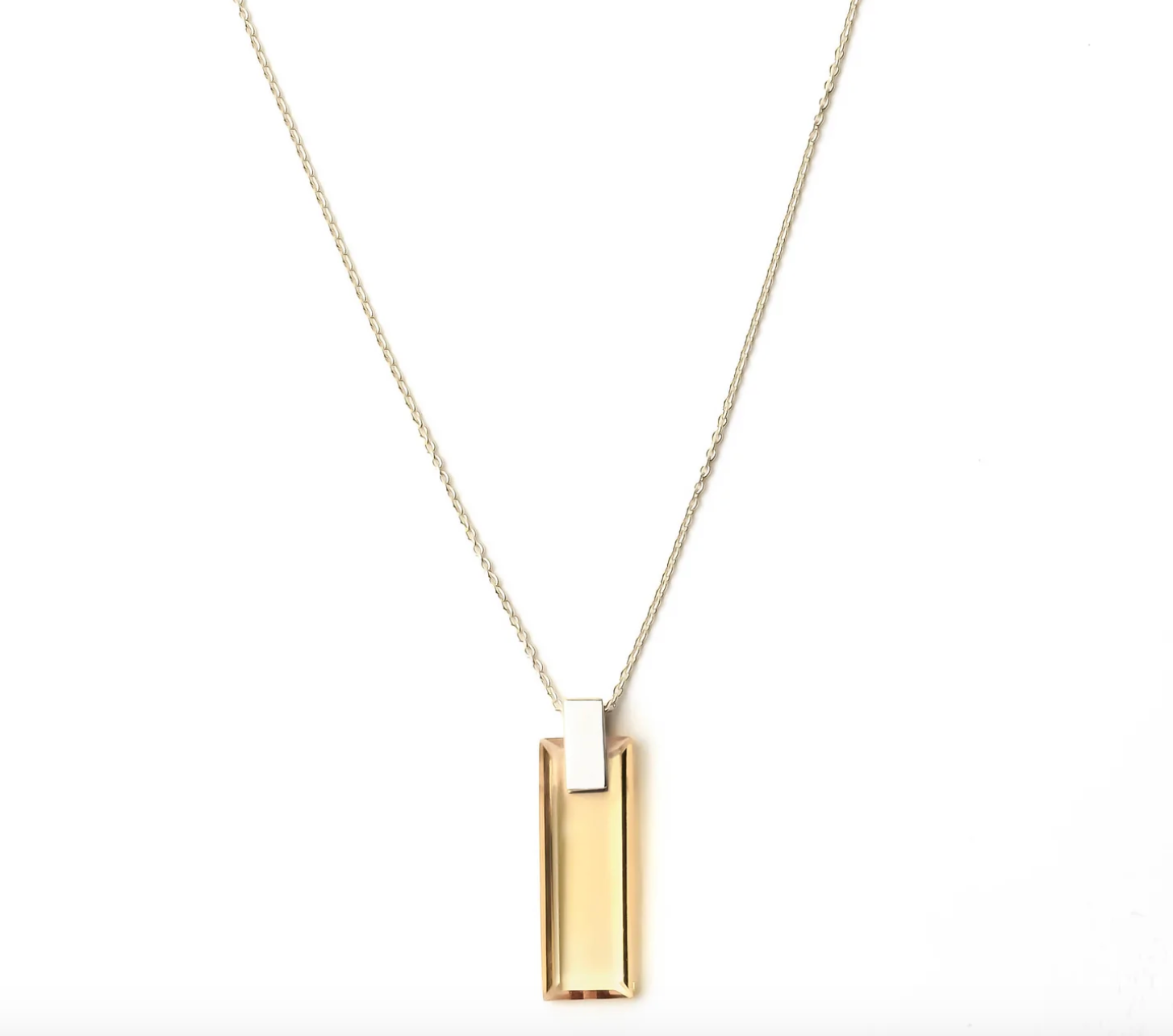 Atelium Citrine Pendant Necklace