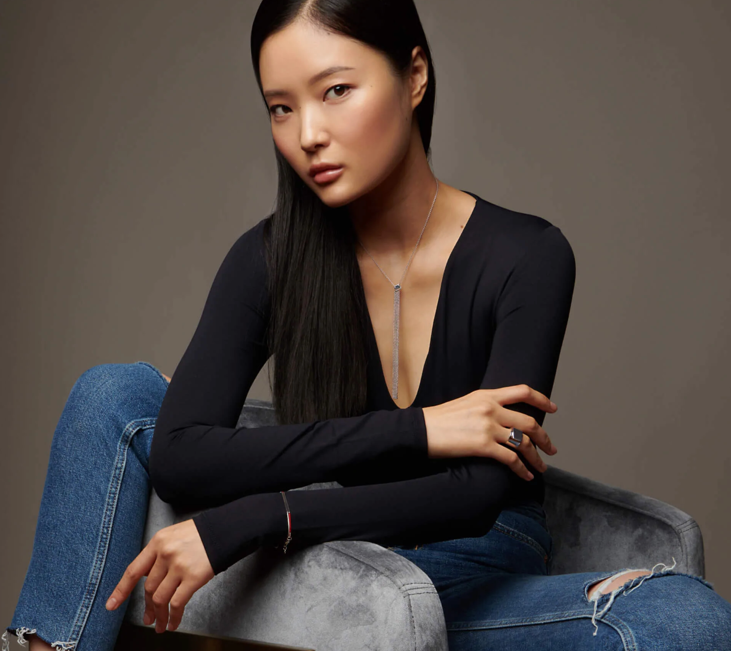 Atelium Multi-Strand Tassel Necklace